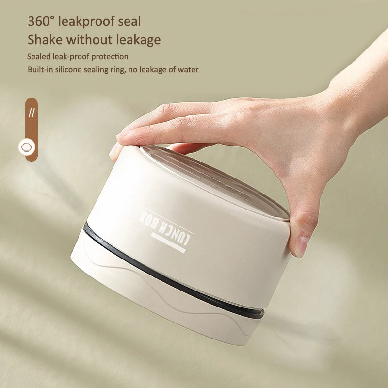 Eco-Friendly Stainless Steel Bento Box Set with Insulated Carry Bag