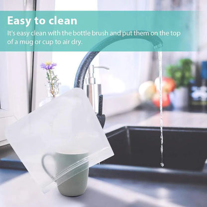 Eco-Friendly Silicone Food Storage Bags - Set of 10