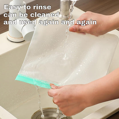 Eco-Friendly Silicone Food Storage Bags - Set of 10