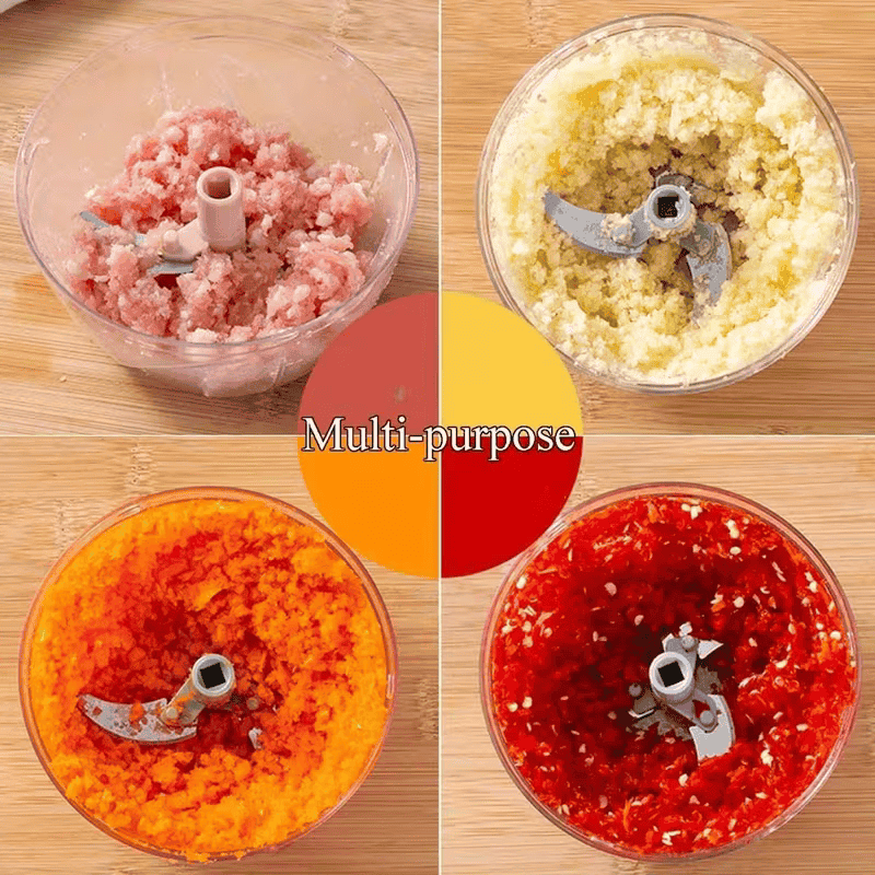 500ml or 900ml Manual Food Chopper Hand Pull String Vegetable Cutter Onions Garlic Chopper Fruits Herbs Nuts Kitchen Food Processor